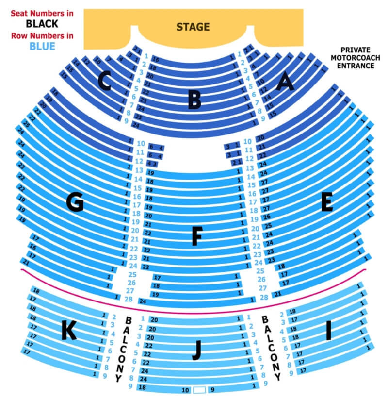 Alabama Theatre Seating Chart